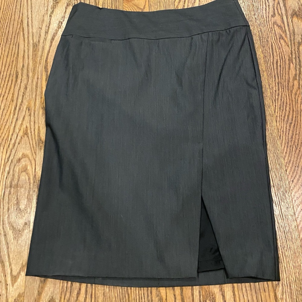 Express pencil skirt with front slit